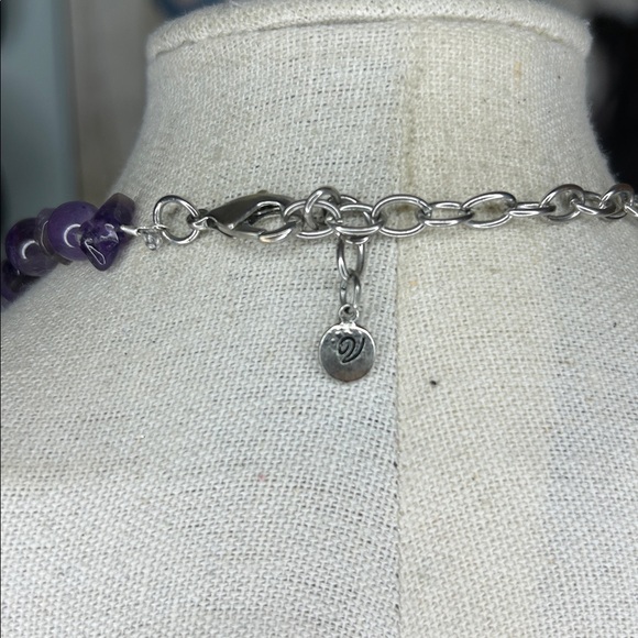 Veronese Amethyst Necklace 8” Drop with extender - Picture 3 of 3